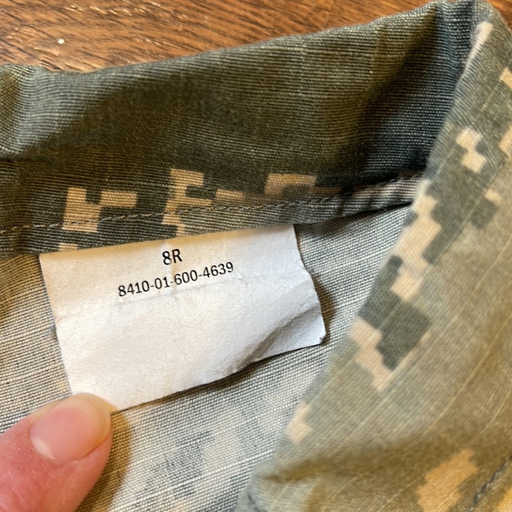 US Air Force Uniform maternity utility slacks sz 8R - Picture 3 of 11